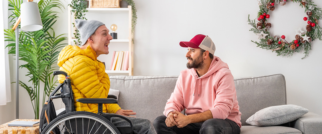 A Behavioral Therapist sat with a patient in his office.